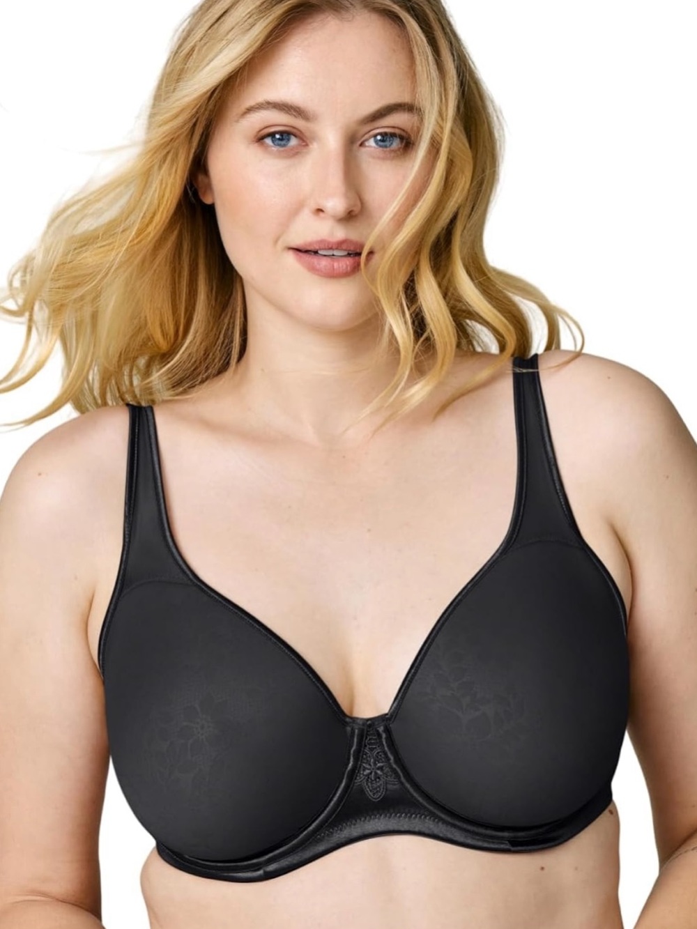 WonderBra E1105, Black Full Coverage Underwire Bra, 40C 🌹